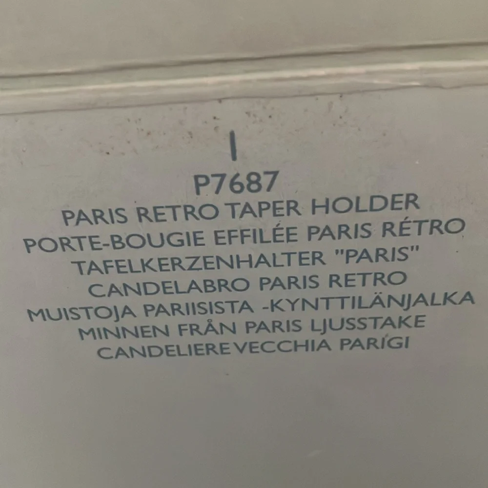 Partylite paris retro taper holder